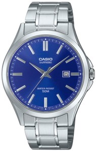 CASIO MTS-115D-2A1 גברים זכוכית ספיר