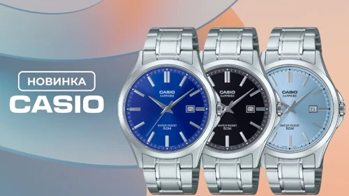 CASIO MTS-115D-2A2 גברים זכוכית ספיר