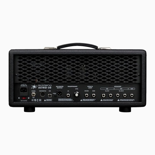 מגבר ראש מנורות SOLDANO ASTRO-20 20-WATT ALL TUBE HEAD