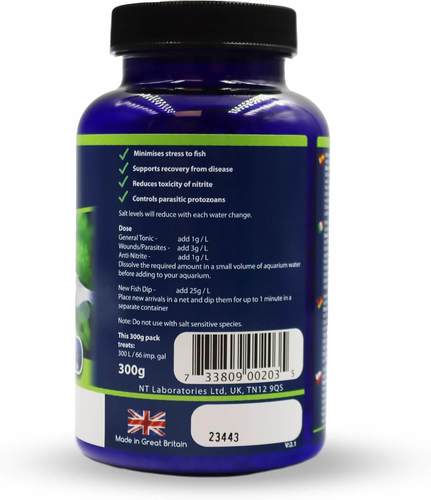 NT Labs מלח טוניק לאקווריום 300 גרם Aquarium Tonic Salt 