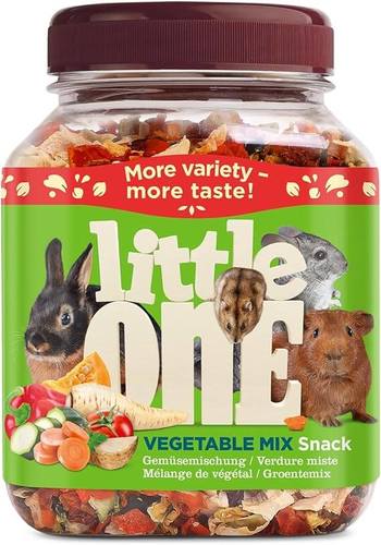ליטל וואן חטיף תערובת ירקות למכרסמים 150 גרם | LITTLE ONE Vegetable Mix – Rodents