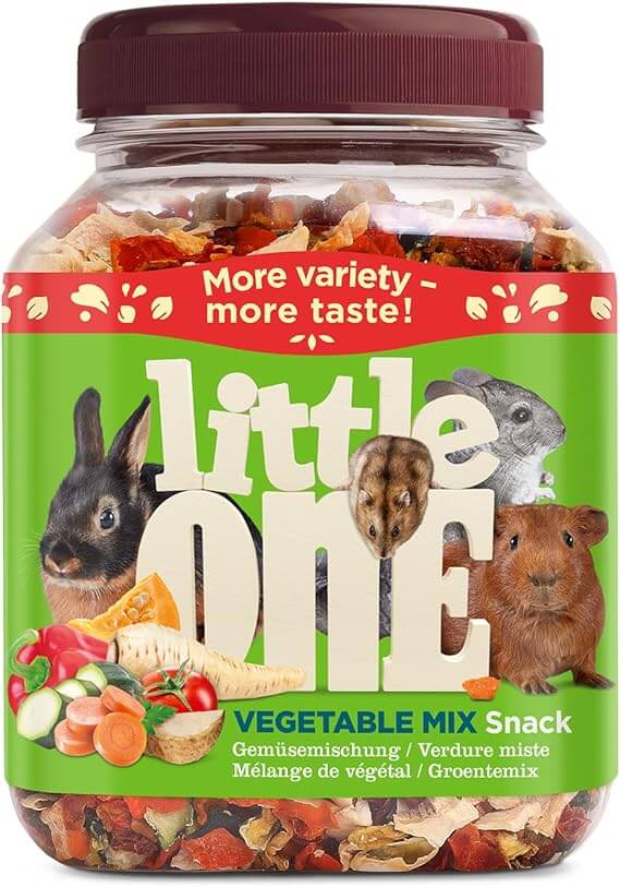 ליטל וואן חטיף תערובת ירקות למכרסמים 150 גרם | LITTLE ONE Vegetable Mix – Rodents