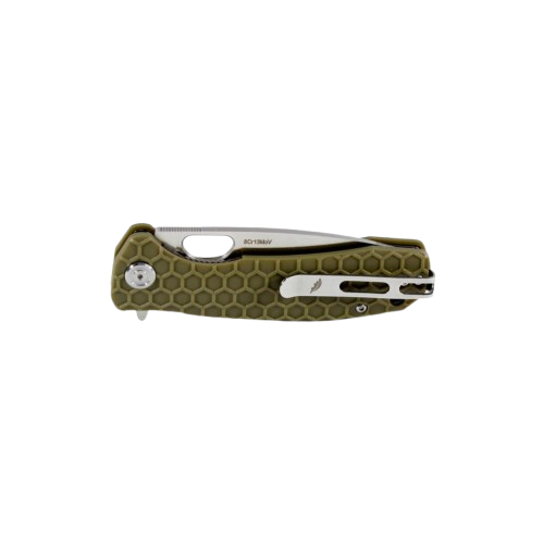סכין HB1003 L להב ישר ירוק - Honey Badger