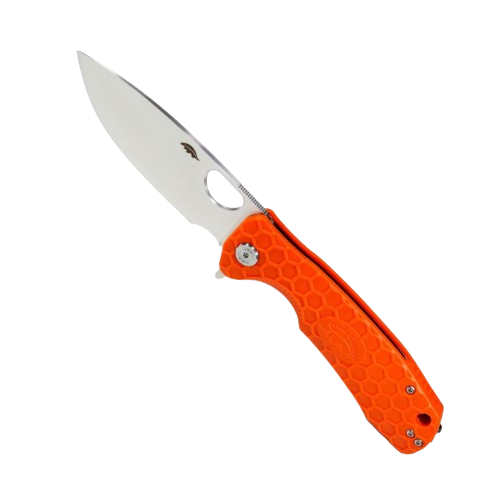 סכין HB1006 L להב ישר כתום - Honey Badger