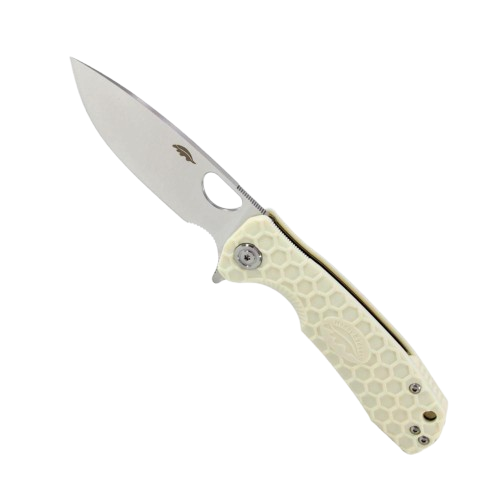 סכין HB1005 L להב ישר לבן - Honey Badger