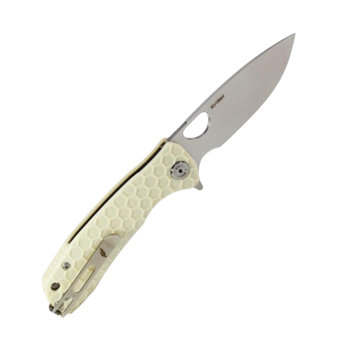סכין HB1005 L להב ישר לבן - Honey Badger