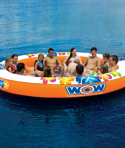 מתנפח גדול לים ולכנרת מכיל עד 12 אנשים WOW STADIUM ISLANDER