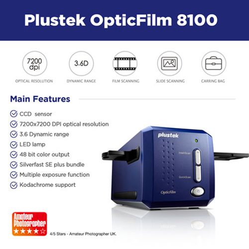 סורק Plustek OpticFilm 8100