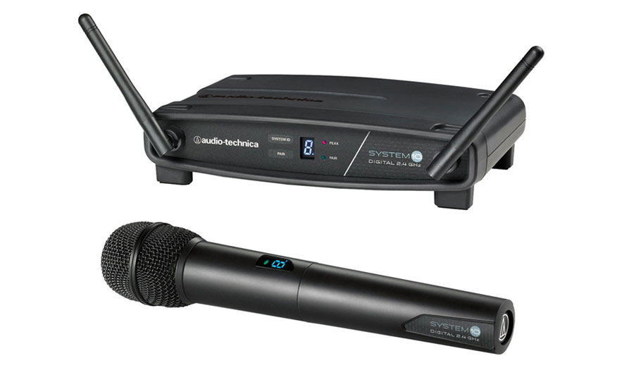מערכת מיקרופון אלחוטי ידני - Audio Technica System 10