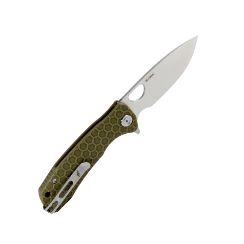 סכין HB1013 M להב ישר ירוק - Honey Badger