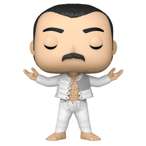בובת פופ מוזיקה: קווין – פרדי מרקורי – Funko POP! Rocks: Queen – Freddie Mercury (I Was Born to Love You) #375