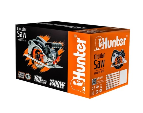 משור עגול חשמלי 1400W עם לייזר 7.1/4 אינץ' תוצרת Hunter