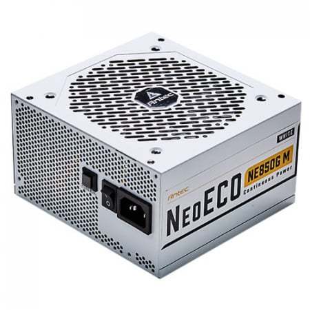 ספק כוח Antec NeoEco 850W בצבע לבן עם תקן 80 PLUS Gold