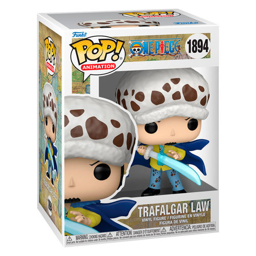 בובת פופ אנימה: וואן פיס - טראפלגר לאו - Funko POP! Anime: One Piece - Trafalgar Law #1894