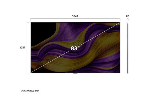 טלויזית OLED חכמה 83 אינץ' - דגם OLED83G56LA (2025) מבית LG
