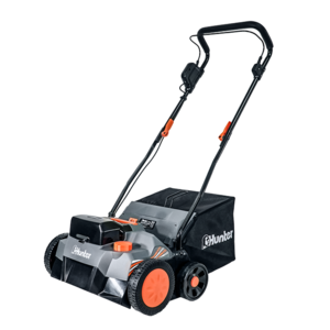 מטאטא מחדש ומסרק נטען 40V לדשא סינטטי 2 סוללות 4HA ומטען HUNTER 