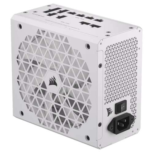 כבלים שטוחים בצבע לבן – ספק Corsair RM750X