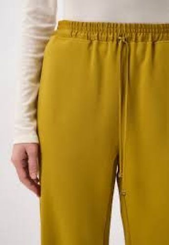 Crêpe tuxedo trousers with satin bands