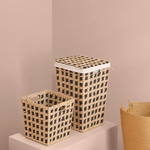 סל כביסה מנומר מרובע 40L