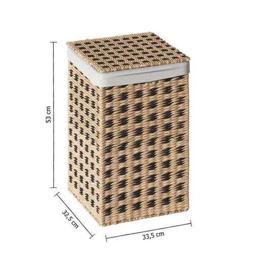 סל כביסה מנומר מרובע 40L