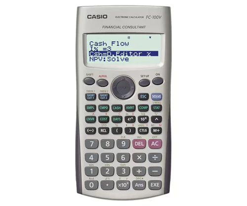 מחשבון פיננסי Casio FC-100V קאסיו