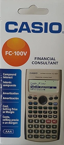 מחשבון פיננסי Casio FC-100V קאסיו