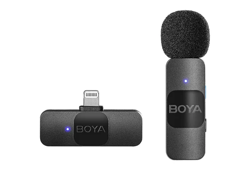 מיקרופון דש אלחוטי לאייפון BY-V1