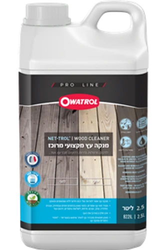 Owatrol Wood Cleaner | ווד קלינר, מנקה ומחדש עץ מרוכז - 1 ליטר