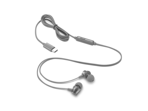 אוזניות חוטיות Lenovo 300 USB-C Wired In-Ear GXD1J77353