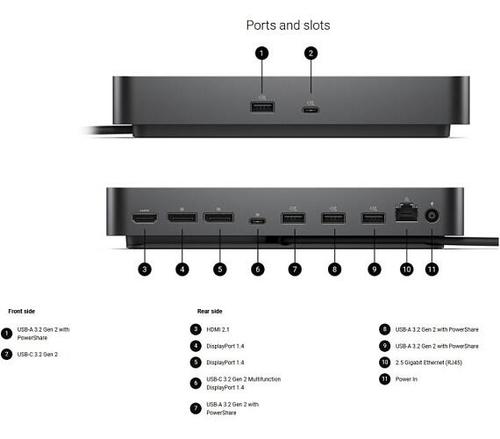 תחנת עגינה Dell Pro Dock WD25 100W PD 210-BRFQ
