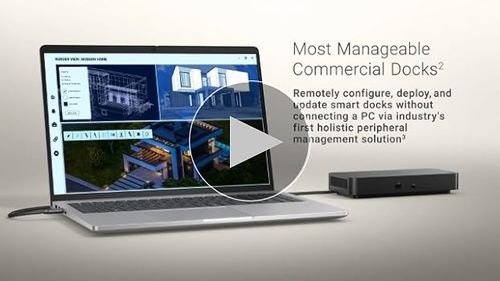 תחנת עגינה Dell Pro Thunderbolt 4 Smart Dock SD25TB4 130W PD