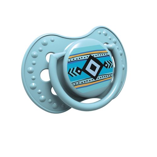 זוג מוצצי לאבי מהדורת קיץ אינדיאני 0-3 כחול