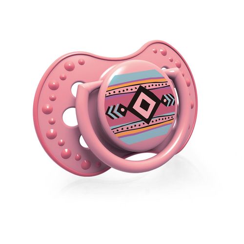 זוג מוצצי לאבי מהדורת קיץ אינדיאני 0-3 ורוד