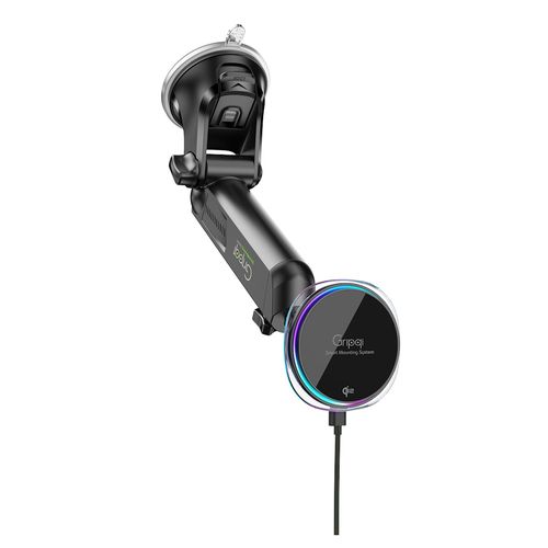 מעמד אוניברסלי לרכב משולב טעינה אלחוטית ומצלמת דרך Gripqi CHM200