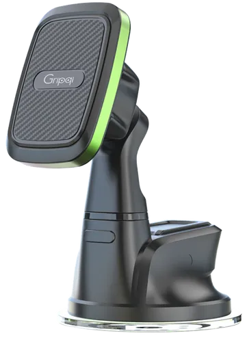 מעמד מגנטי לרכב עם ואקום לדשבורד Gripqi SIXMagnet XS45 - צבע שחור