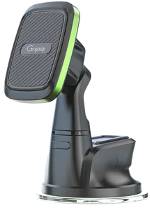 מעמד מגנטי לרכב עם ואקום לדשבורד Gripqi SIXMagnet XS45 - צבע שחור