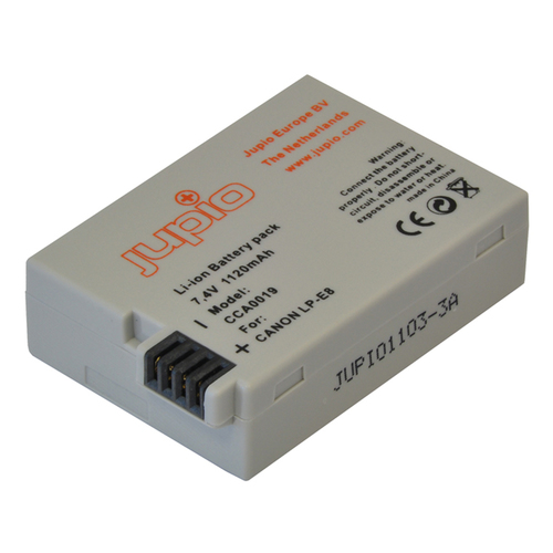 סוללה תואמת לקנון JUPIO LP-E8 1120 mAh-שלוש שנים