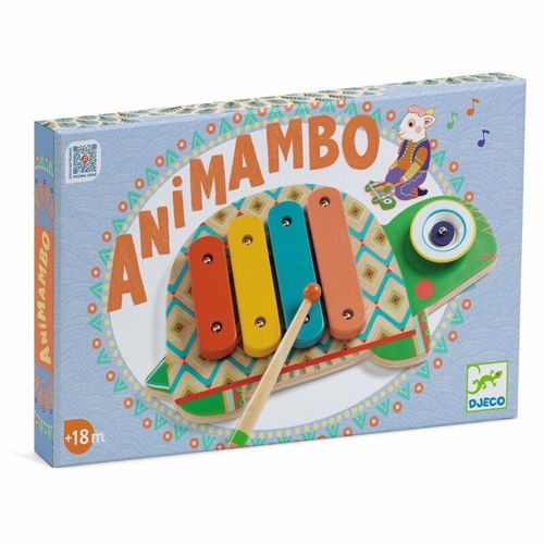 אריזת כלי נגינה קסילופון ומצילה צב DJECO