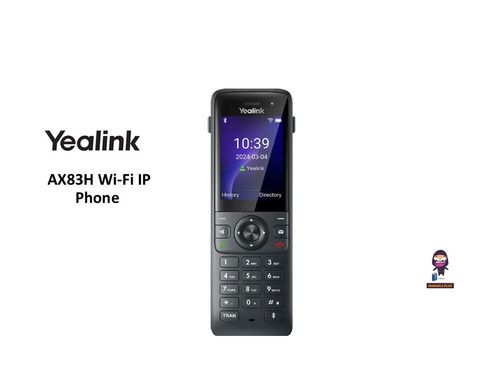 טלפון אלחוטי Yealink AX83H Wi-Fi Handset