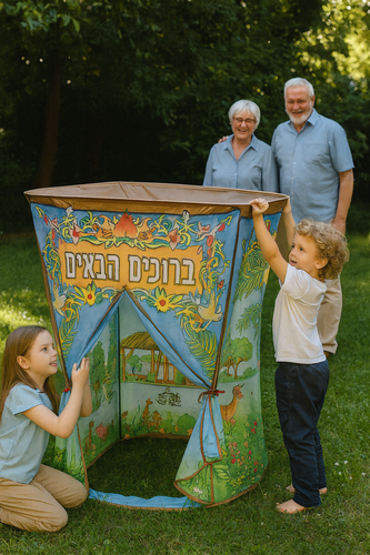 סוכה לילדים 80x95 ס