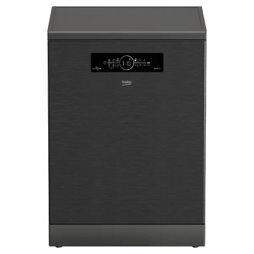 מדיח כלים עומד BEKO BDFN36522DQ, נירוסטה מושחרת, 15 מערכות כלים 60 ס