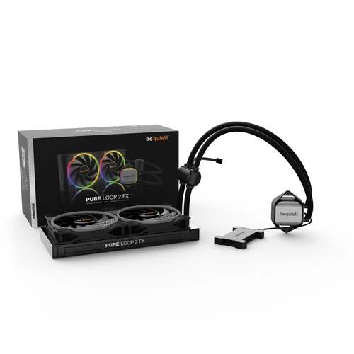 מערכת קירור נוזלי למעבד Be Quiet! Pure Loop 2 FX עם מאווררי ARGB בגודל 280 מ