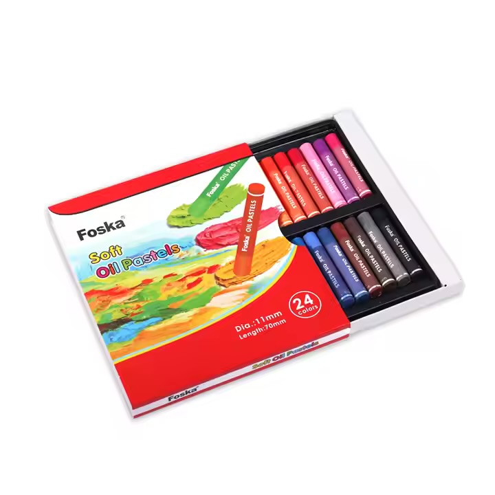 24 צבעי פנדה oil pastels