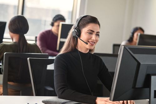 אוזניות Jabra Evolve2 30 SE, USB C/A, MS Stereo