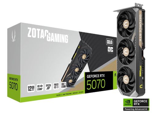 כרטיס מסך – ZOTAC GAMING GeForce RTX 5070 SOLID OC