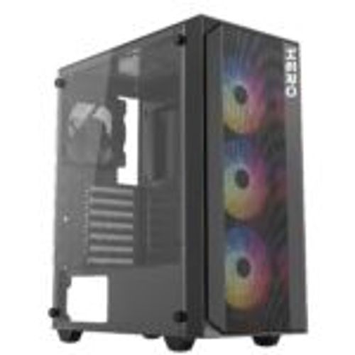 מארז גיימינג HERO ONE Black ARGB