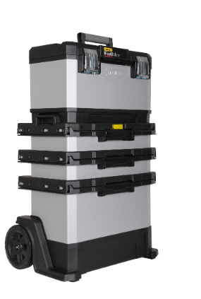 ארגז כלים מטאור מתכת + 3 מגירות על גלגלים | 1-95-622