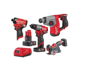 ערכת העוצמה המקצועית של Milwaukee – כל הכלים 12V בחבילה אחת משתלמת!