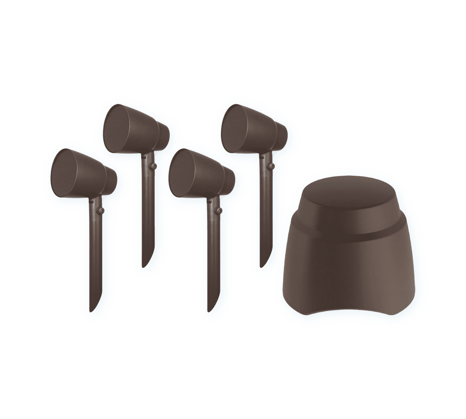 רמקולים חיצוניים לגינה SpeakerCraft SC-TERR-4.1-HS סאב + 4 רמקולים ננעצים באדמה