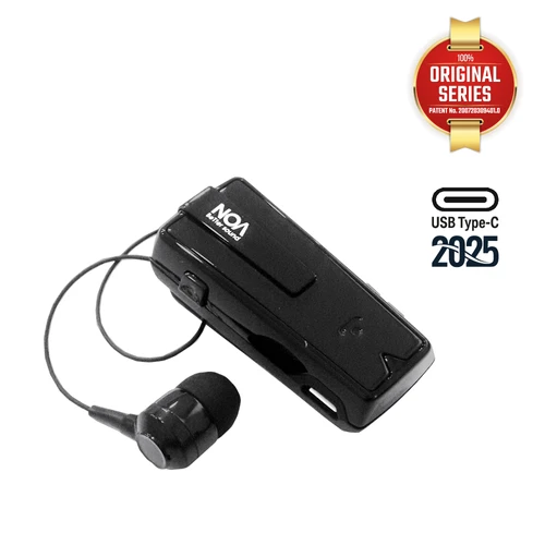 אוזניית בלוטות' קליפס NOA X9 צבע שחור